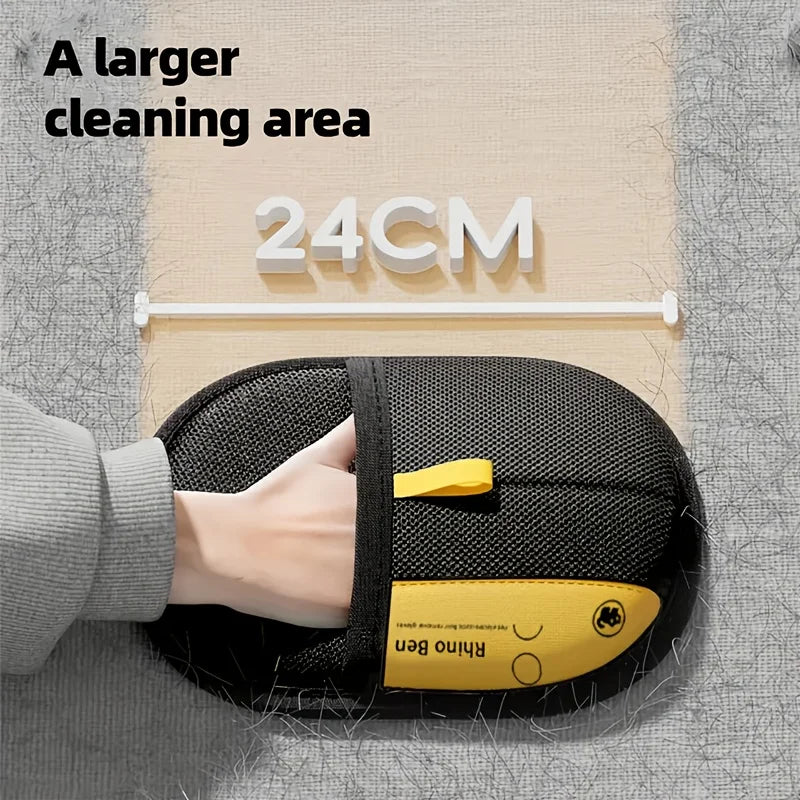 Pet Grooming Gloves — Gentle Deshedding Tool for Dogs & Cats
