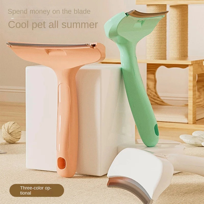 Premium Pet Hair Remover Brush — Deshedding Tool for Dogs & Cats