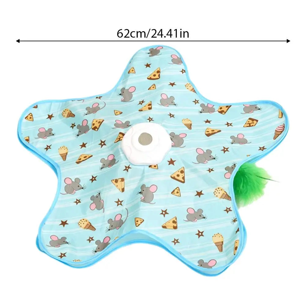 Automatic Rotating Cat Teaser Toy — Silent Motor