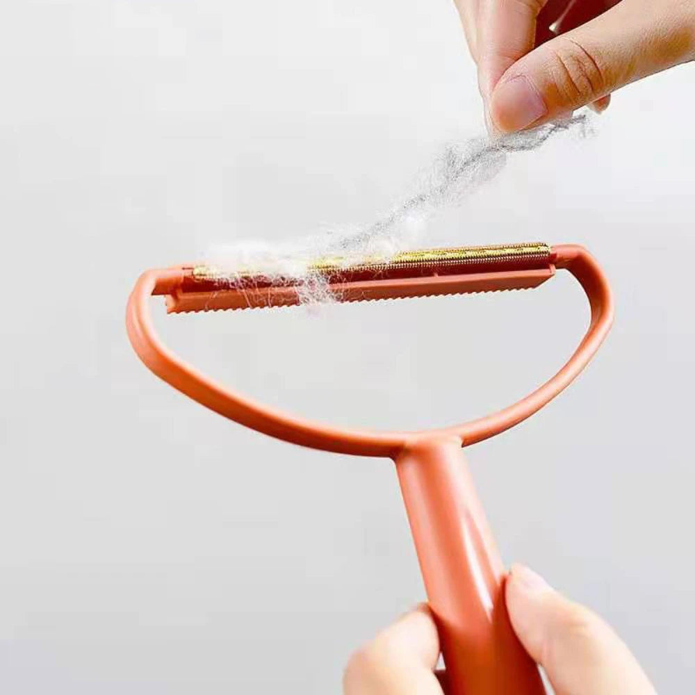 Silicone Pet Hair Remover Brush — Double-Sided Fabric Cleaner