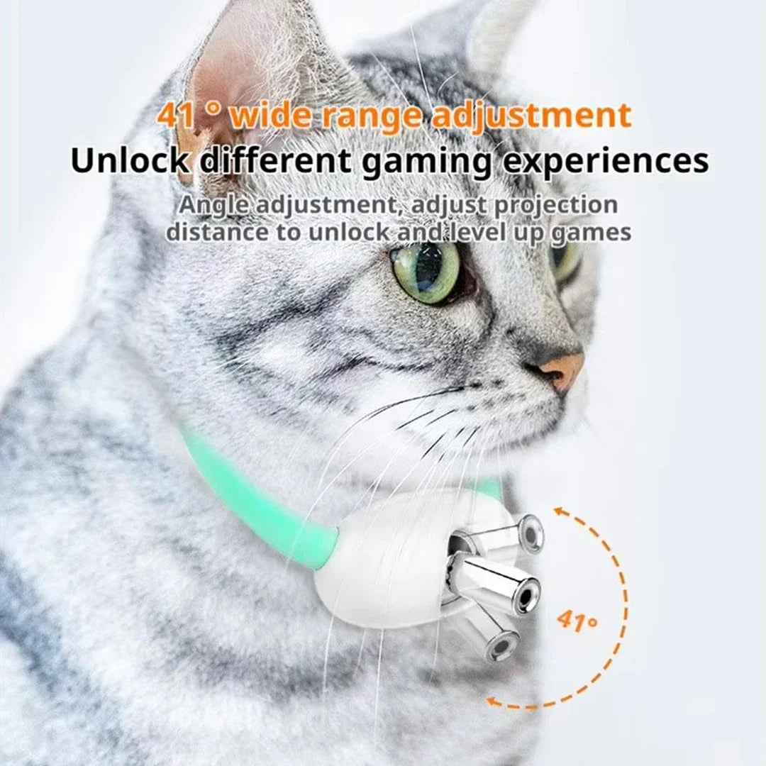 Rechargeable Laser Cat Collar — Automatic Infrared Toy