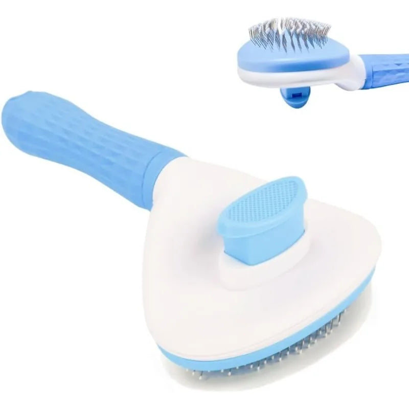 Self-Cleaning Pet Comb & Brush — Grooming Tool for Dogs & Cats