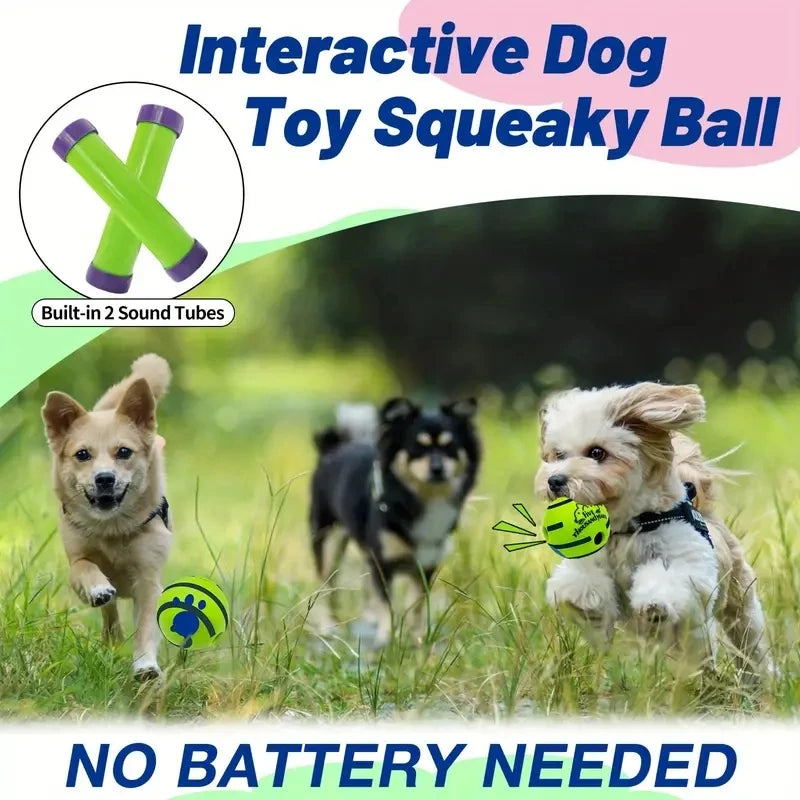 Funny Giggle Ball — IQ Training Toy for Dogs