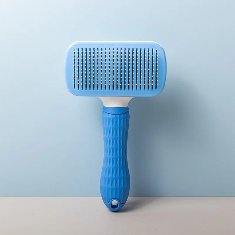 Self-Cleaning Pet Hair Comb — One-Click Fur Removal Tool