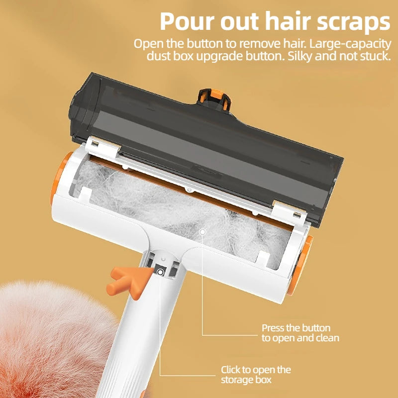 Multifunctional Pet Hair Roller — Portable & Washable Fur Remover