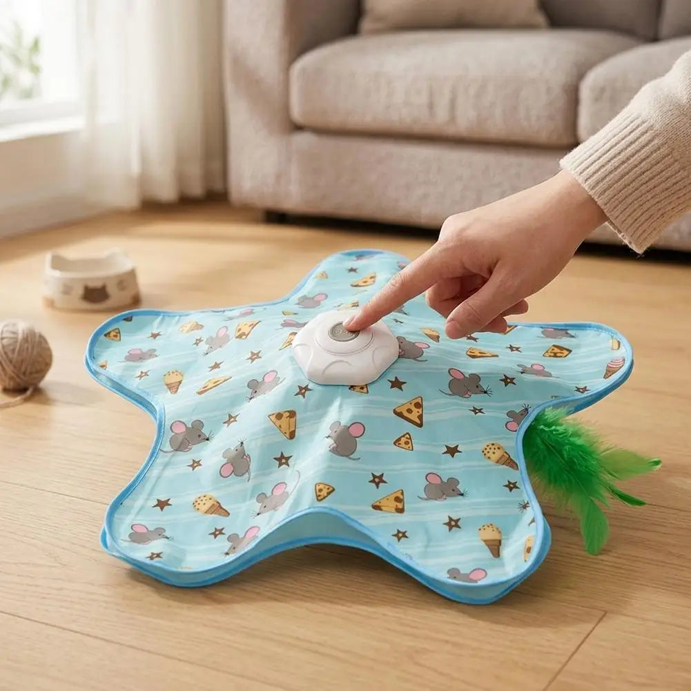 Automatic Rotating Cat Teaser Toy — Silent Motor