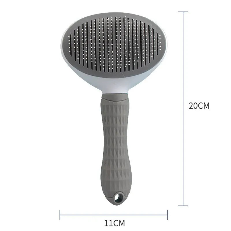 Pet Hair Remover Brush — Gentle Grooming for Dogs, Cats & Puppies