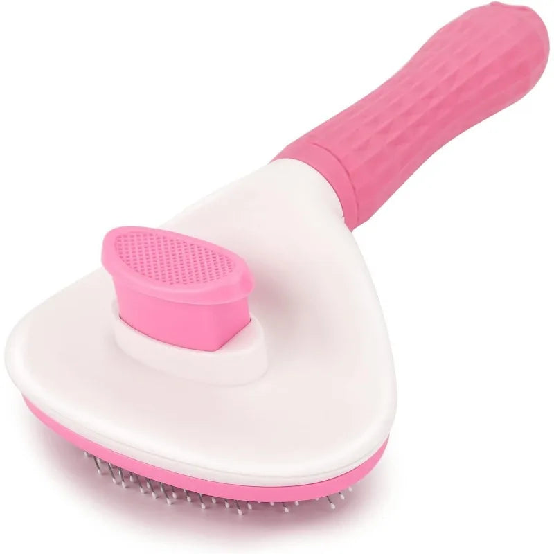 Self-Cleaning Pet Comb & Brush — Grooming Tool for Dogs & Cats