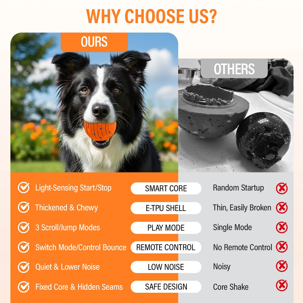 Indestructible Smart Toy Ball — For Aggressive Chewers