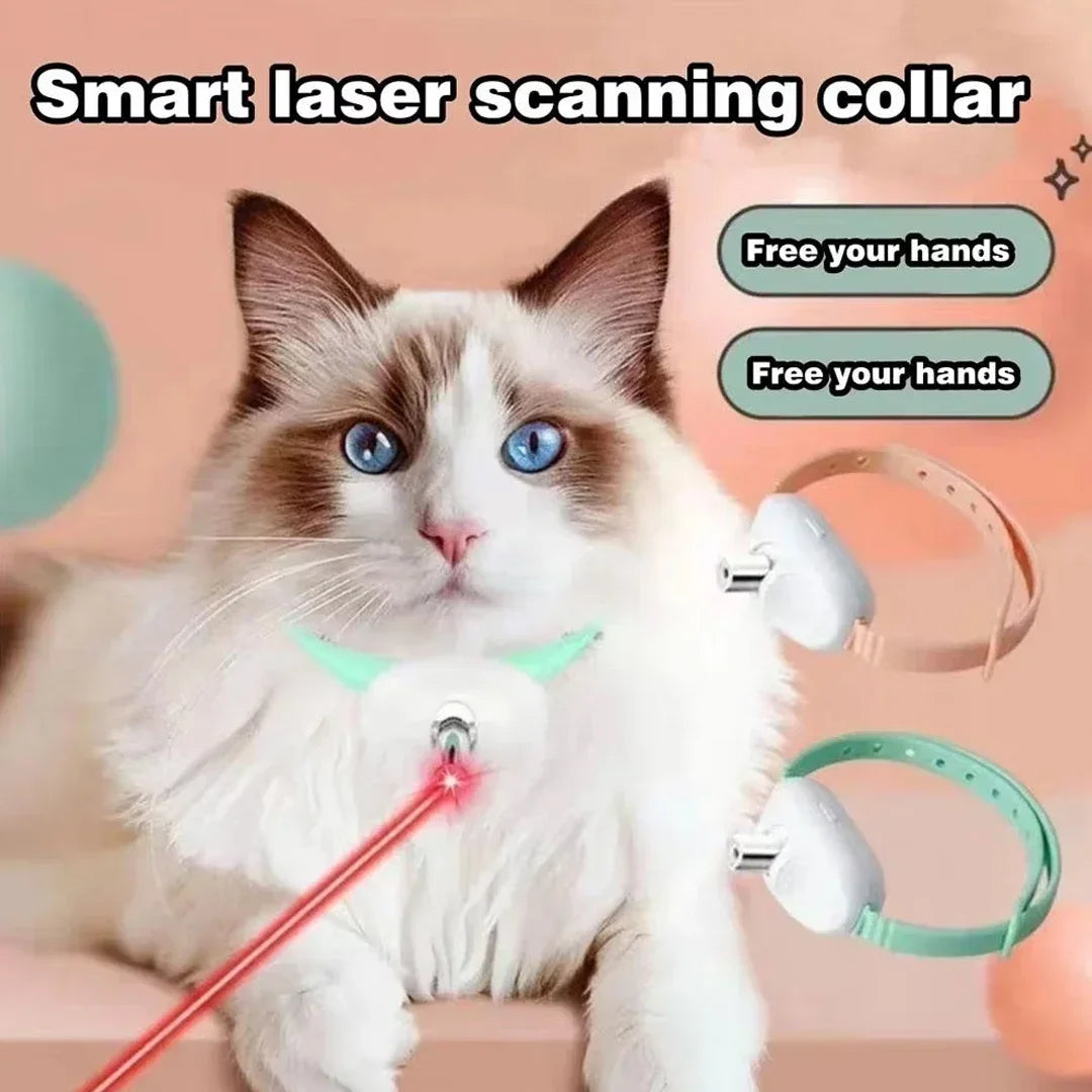 Rechargeable Laser Cat Collar — Automatic Infrared Toy