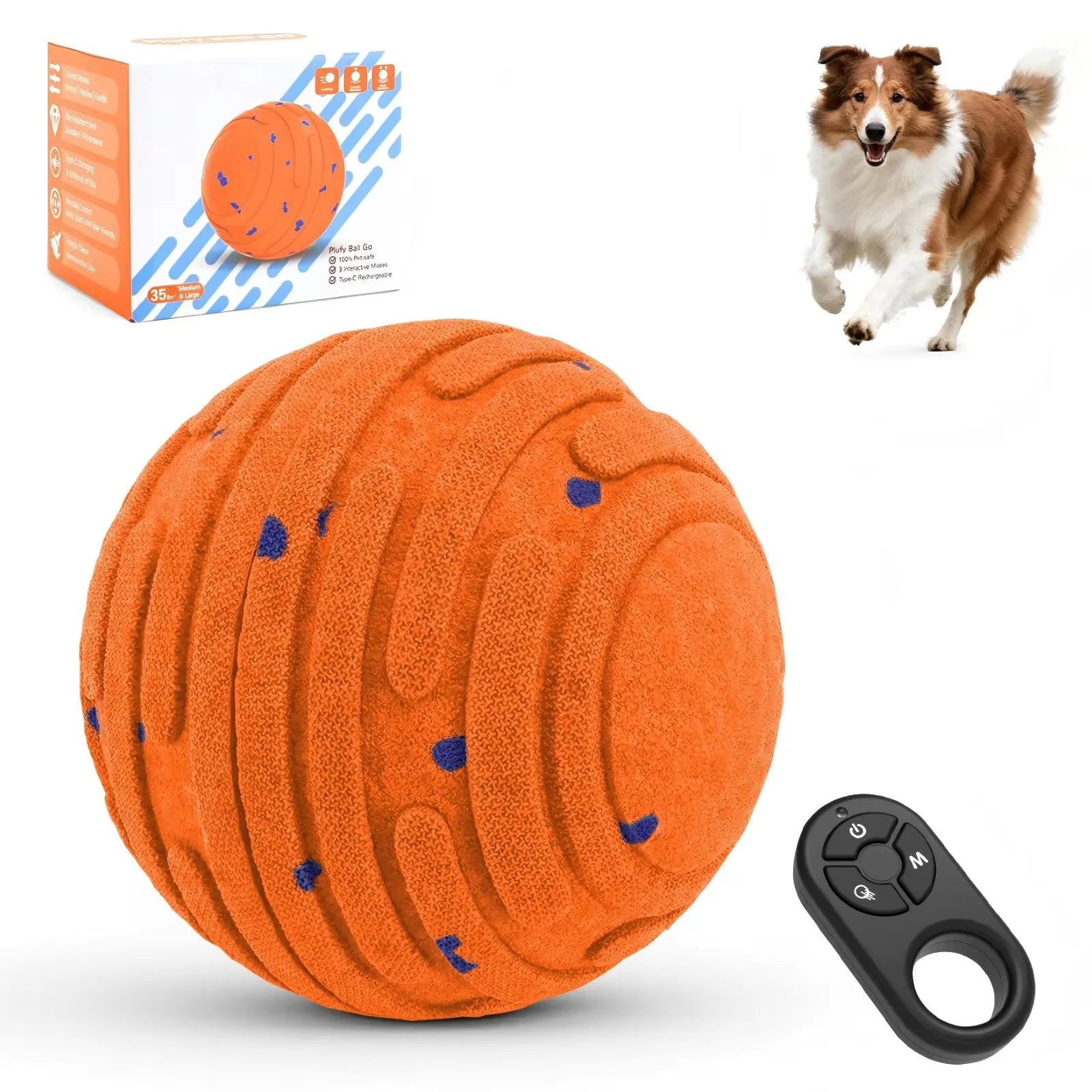 Indestructible Smart Toy Ball — For Aggressive Chewers