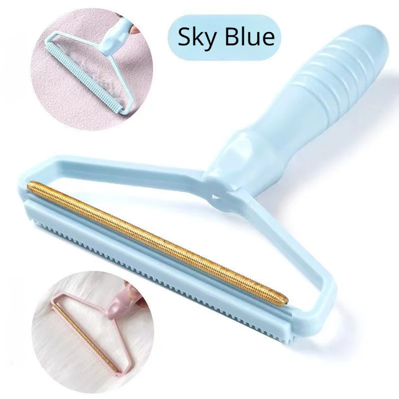 Silicone Pet Hair Remover Brush — Double-Sided Fabric Cleaner