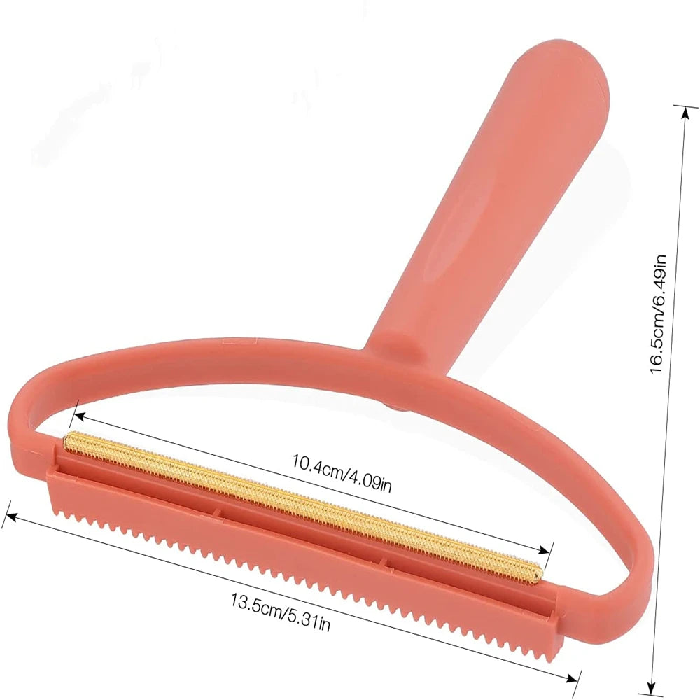 Silicone Pet Hair Remover Brush — Double-Sided Fabric Cleaner