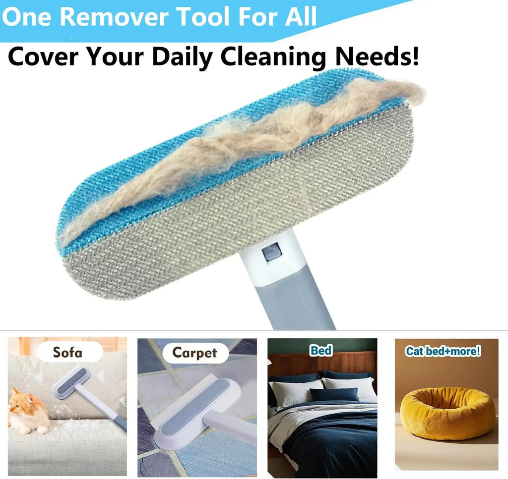 Reusable Pet Hair Remover — For Furniture, Carpets & Clothes