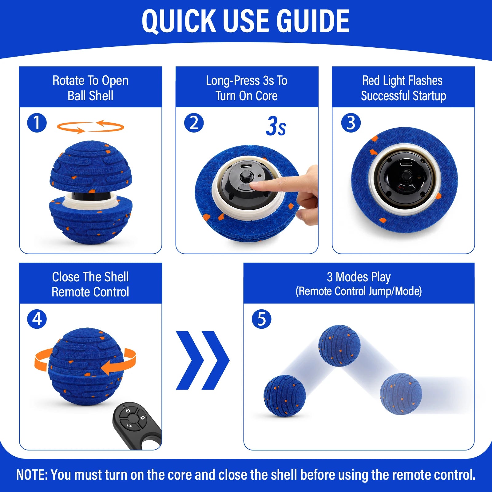 Indestructible Smart Toy Ball — For Aggressive Chewers
