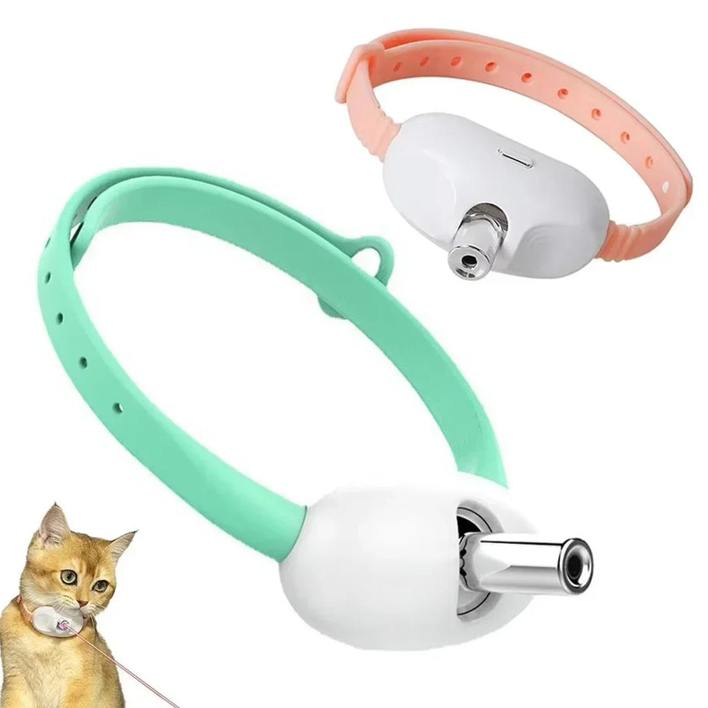Rechargeable Laser Cat Collar — Automatic Infrared Toy
