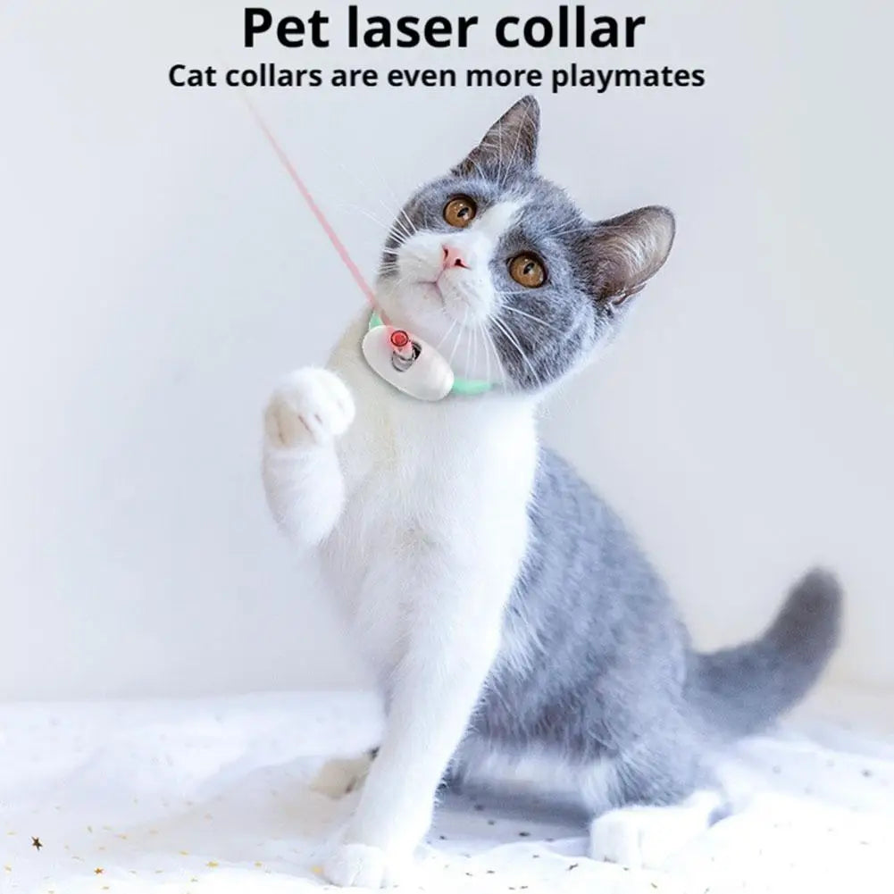 Cat Collar Laser Toy — Rechargeable Interactive Toy