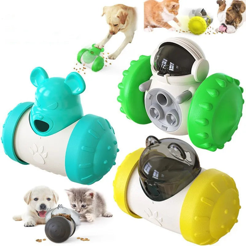 Interactive Dog Treat Toy & Slow Feeder — Puzzle Food Dispenser