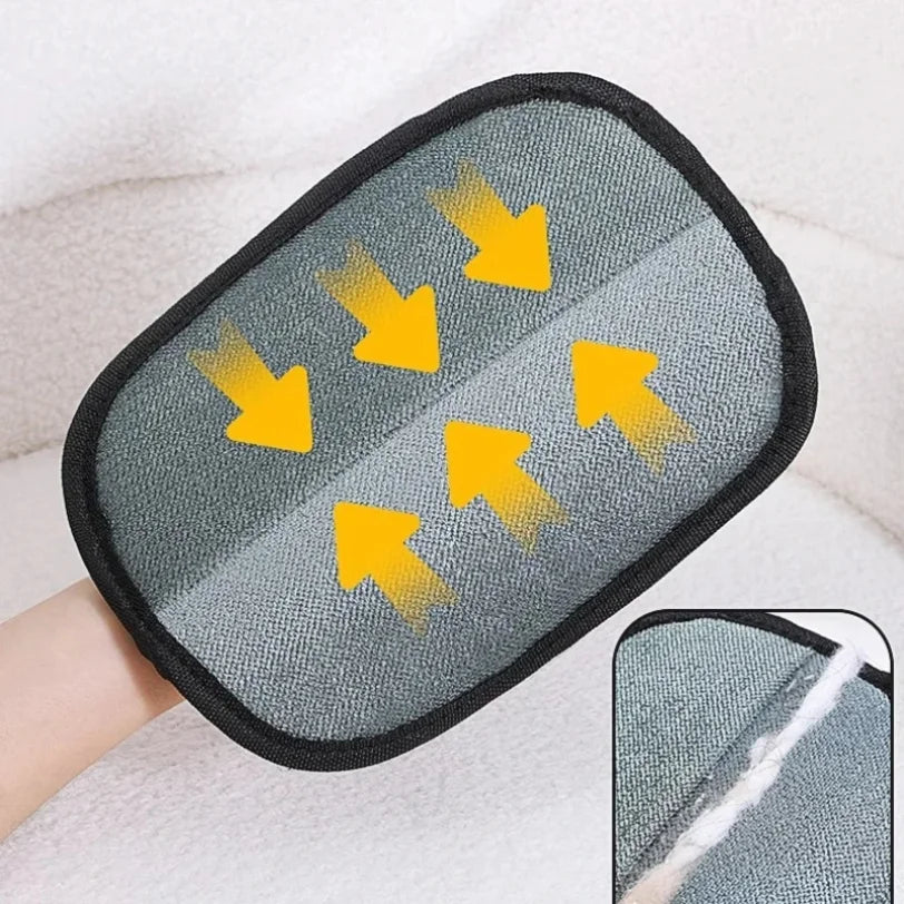 Portable Pet Hair Remover Gloves — Washable & Reusable