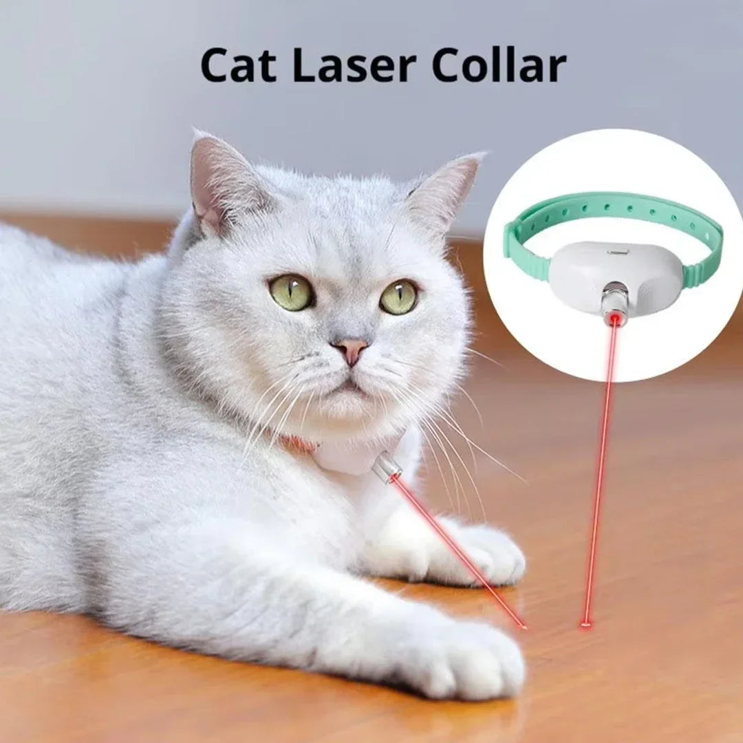 Rechargeable Laser Cat Collar — Automatic Infrared Toy