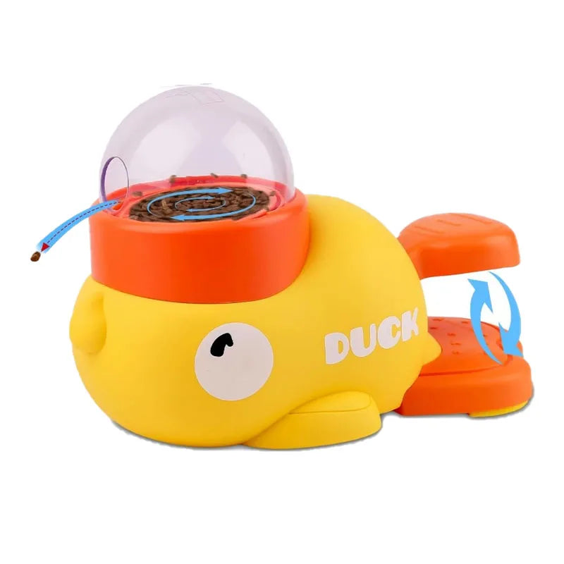 Interactive Duck Treat Dispenser — Slow Feeder Toy