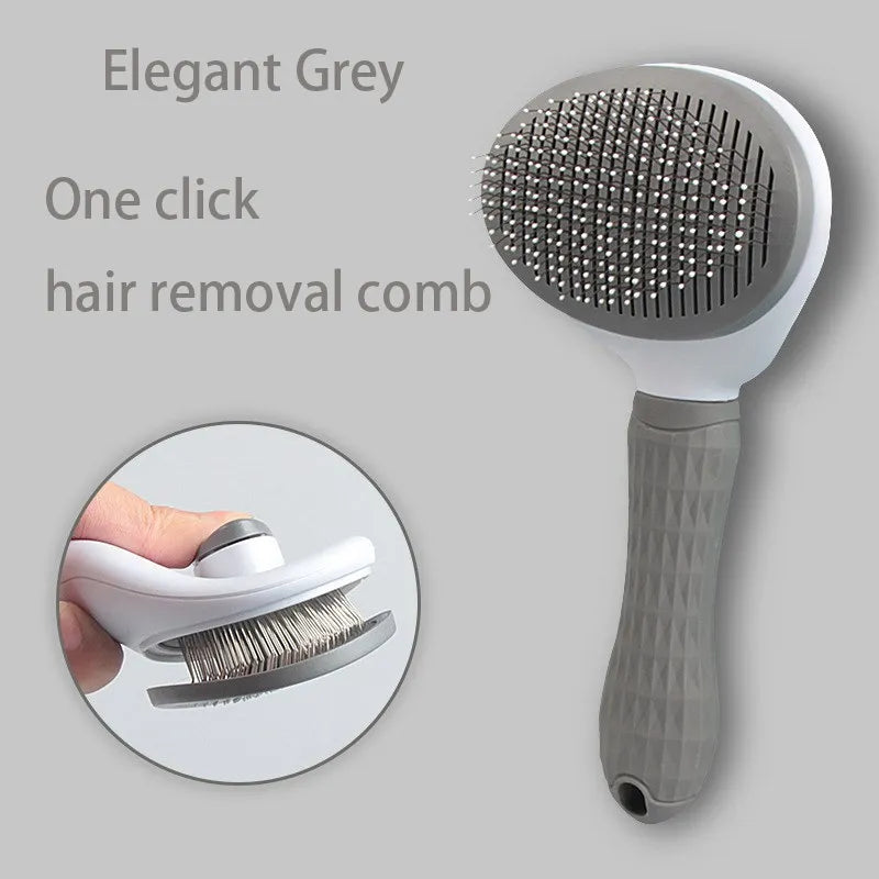 Pet Hair Remover Brush — Gentle Grooming for Dogs, Cats & Puppies