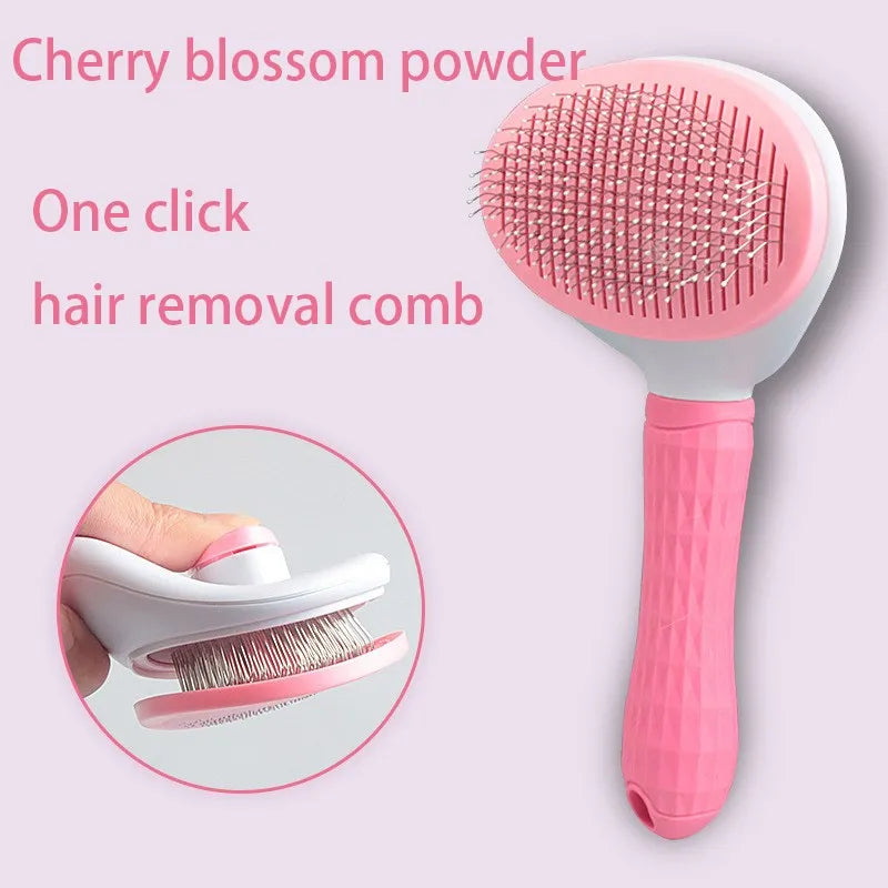 Pet Hair Remover Brush — Gentle Grooming for Dogs, Cats & Puppies