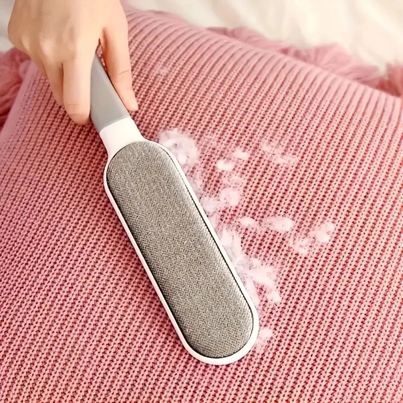 Double-Sided Pet Hair Remover — Reusable for Clothes & Furniture