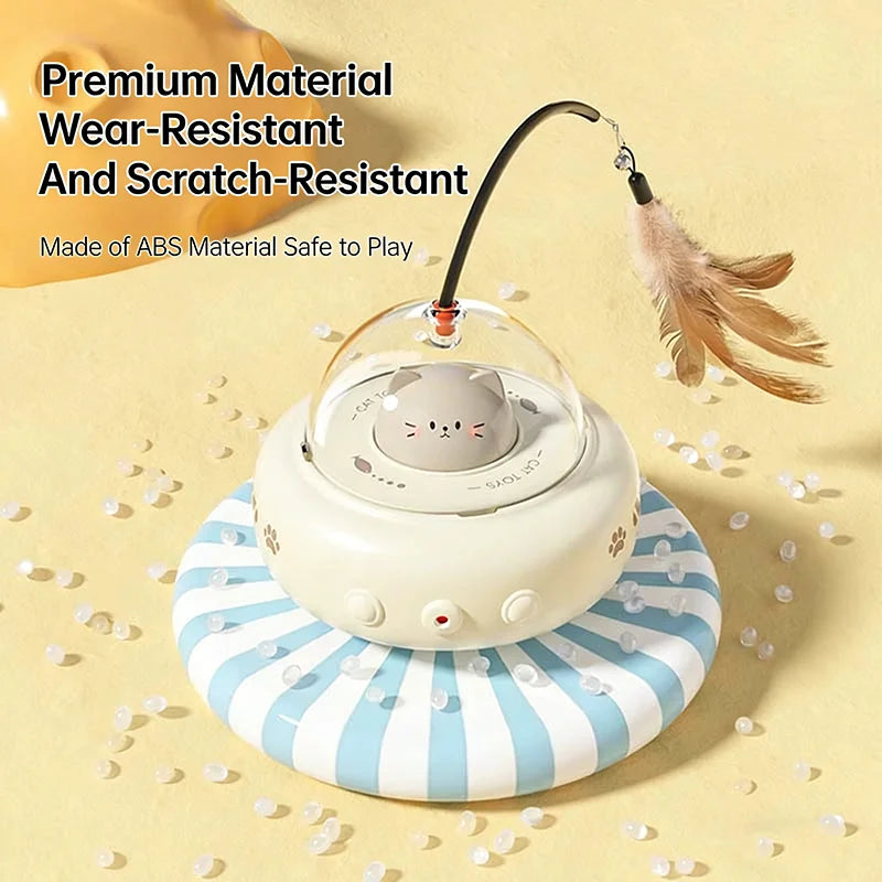 Smart Automatic Cat Teaser Stick — Self-Playing Toy