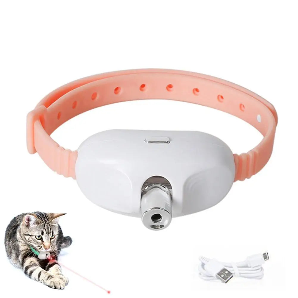 Cat Collar Laser Toy — Rechargeable Interactive Toy